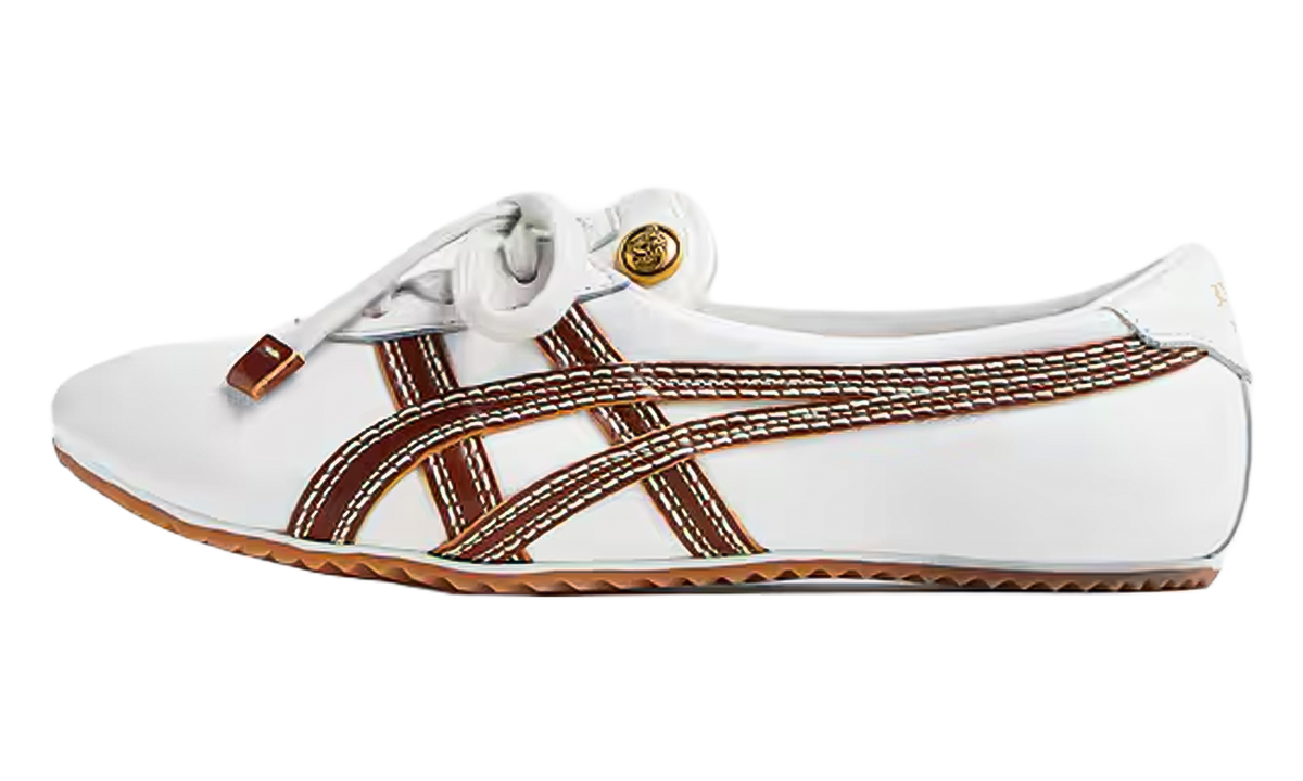 Onitsuka Tiger Tai Chi Sakura Nappa Versace Women's Sneakers - Brown White