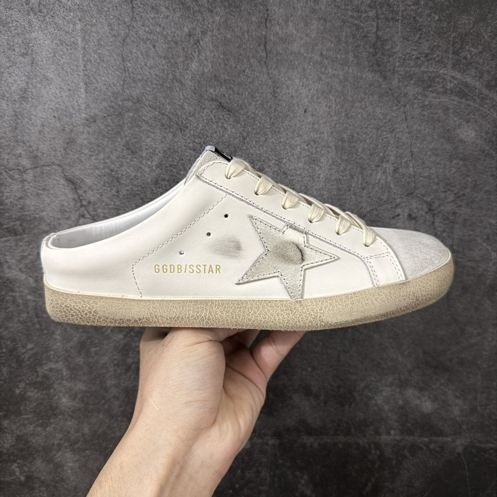 Golden Goose Silver Star Sneakers — side